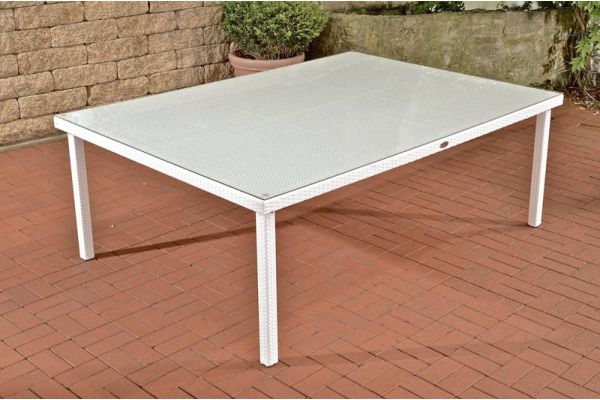 Tisch Pizzo/Tropea 210x150 cm weiß